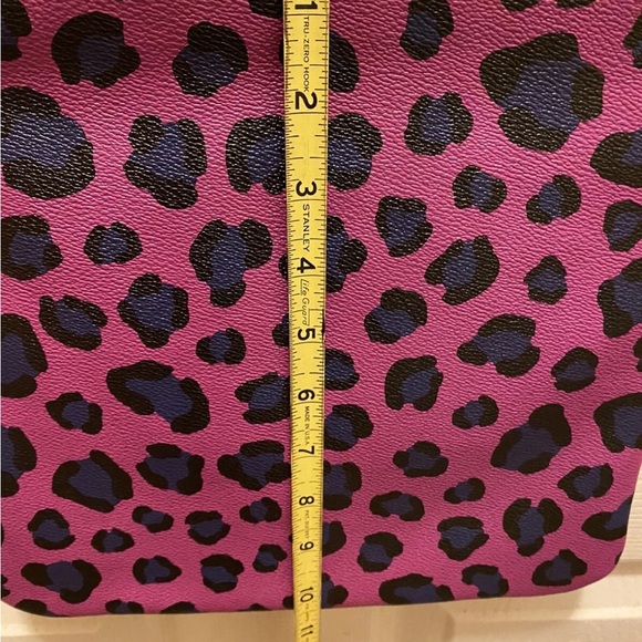 Vera Bradley Purple and Black Leopard Print Women's Crossbody Bag - Picture 15 of 15